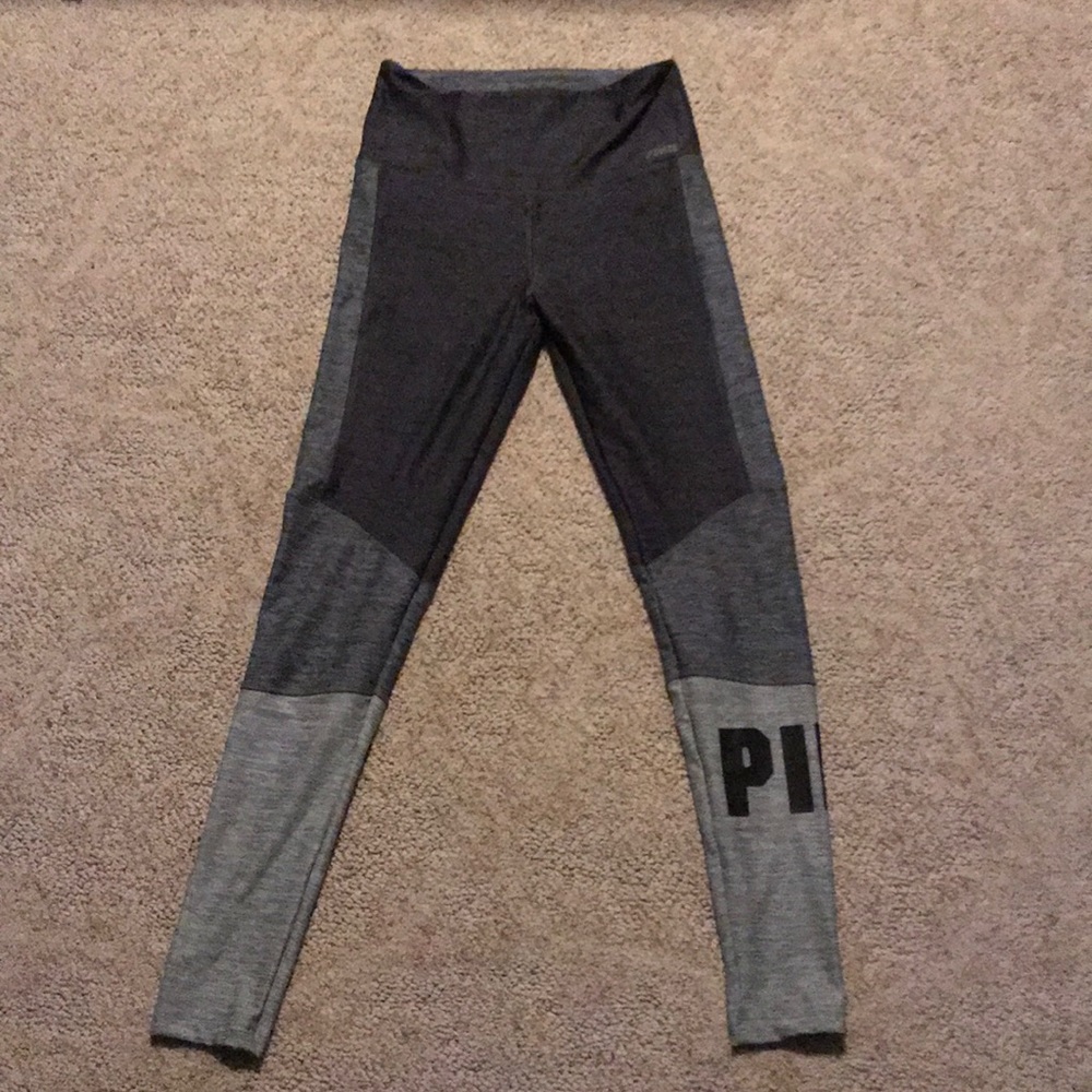 VS PINK color block grey leggings